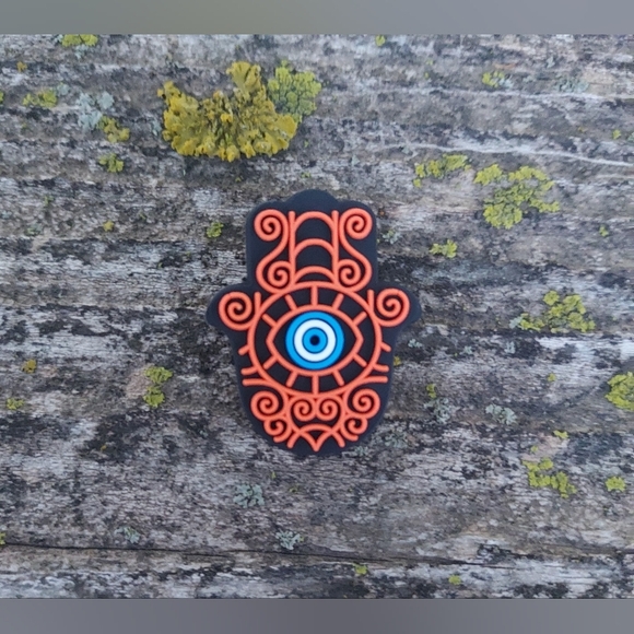 HUGE Bundle/Lot Evil Eye, Hamsa Hand of Fatima, YinYang Jibbitz Croc Charms NEW - Picture 7 of 14